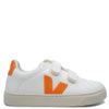 Veja Fury White Velcro Sneaker-Tassel Children Shoes