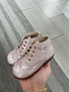 Beberlis Pink Patent Wingtip Baby Bootie-Tassel Children Shoes