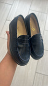 LMDI Navy Croc Penny Loafer-Tassel Children Shoes