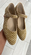 LMDI Sand Pointed Mary Jane-Tassel Children Shoes