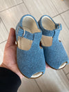 Emel Capri Denim Baby Sandal-Tassel Children Shoes