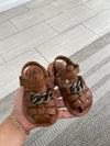 Pepe Cuero Chain Gladiator Baby Sandal-Tassel Children Shoes