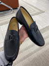 Spain+Co Black Todd Buckle Loafer-Tassel Children Shoes