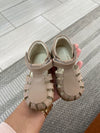 Emel Taupe Closed Toe Baby Sandal-Tassel Children Shoes