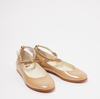 Bonpoint Nude Ankle Bow Mary Jane-Tassel Children Shoes