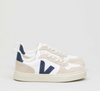 Veja White and Navy V10 Sneaker-Tassel Children Shoes