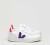 Veja Cobalt Red Velcro Sneaker-Tassel Children Shoes