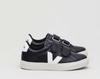 Veja Black Velcro Sneaker-Tassel Children Shoes