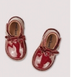 Petit Nord Cherry Patent Baby Bootie-Tassel Children Shoes