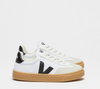 Veja White Black Elastic Sneaker-Tassel Children Shoes