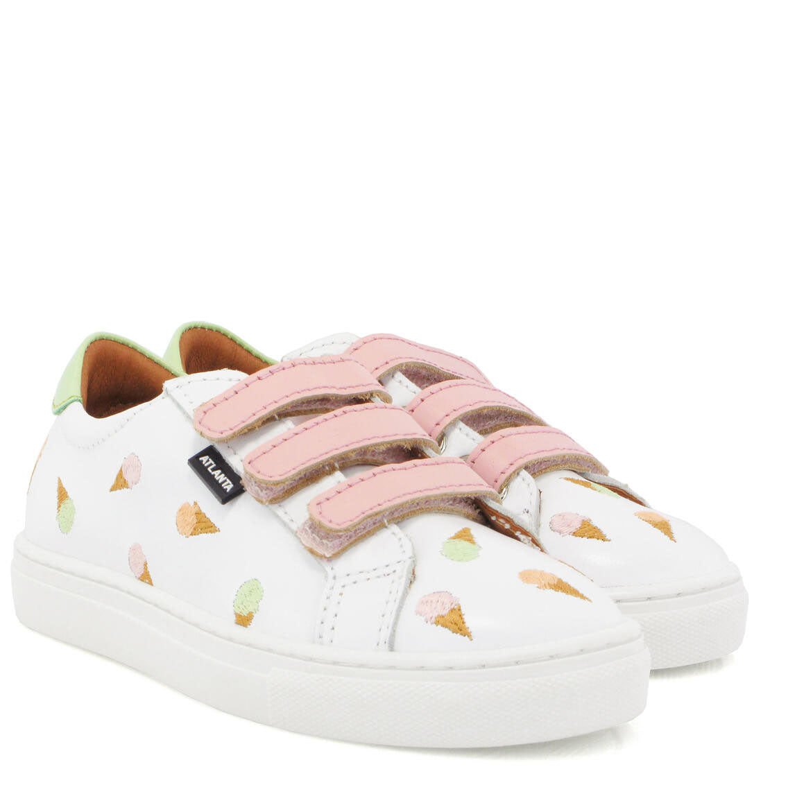 Atlanta Mocassin Ice Cream Velcro Sneaker-Tassel Children Shoes