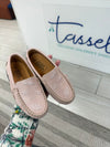 Atlanta Mocassin Soft Pink Branch Loafer-Tassel Children Shoes