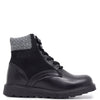 Hugo Boss Black Printed Shearling Boot-Tassel Children Shoes