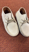 Atlanta Mocassin Taupe Textured Baby Bootie-Tassel Children Shoes