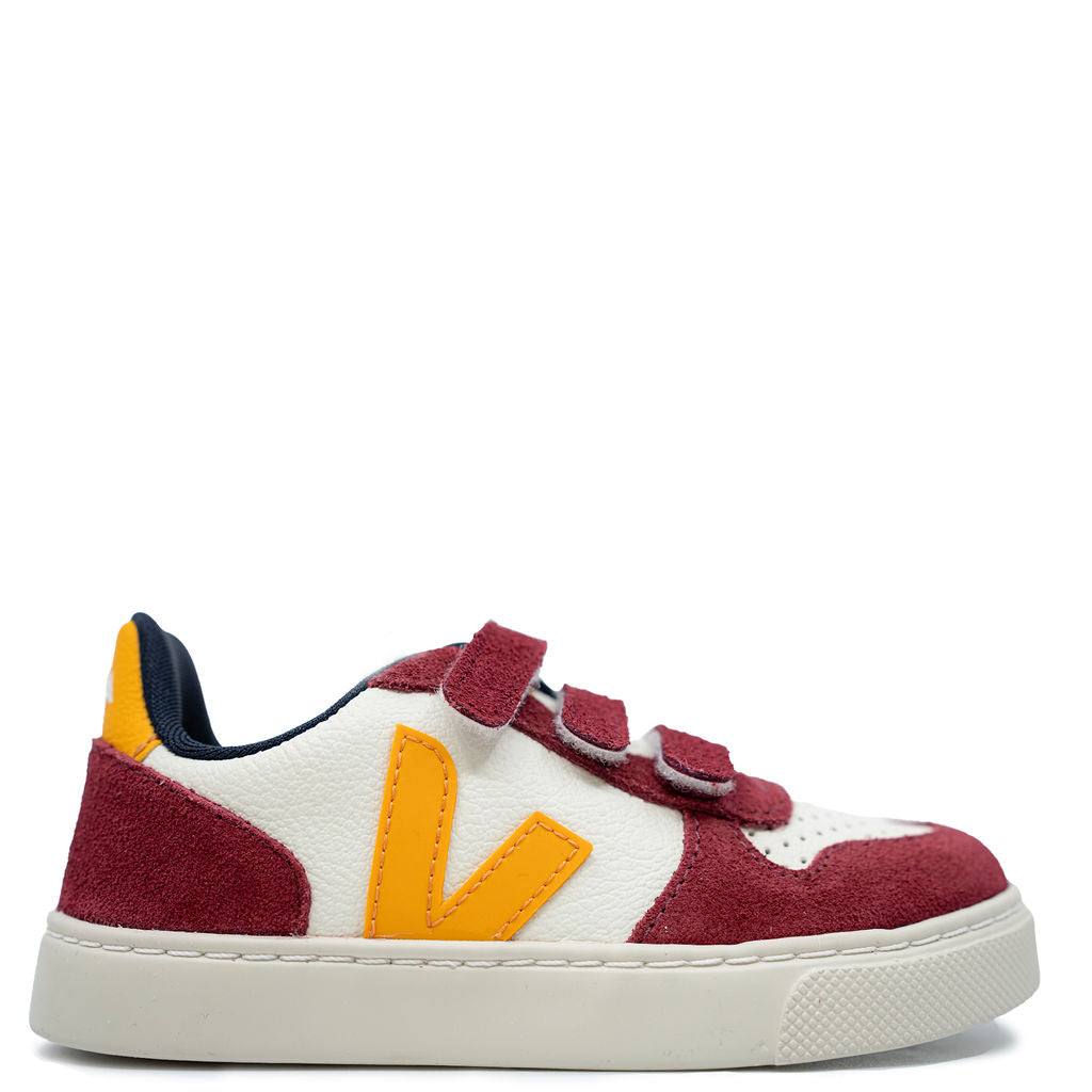 Veja Marsala Velcro Sneaker-Tassel Children Shoes