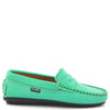 Atlanta Mocassin Green Leather Penny Loafer-Tassel Children Shoes