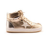 Old Soles Gold Zipper Hi Top Sneaker-Tassel Children Shoes