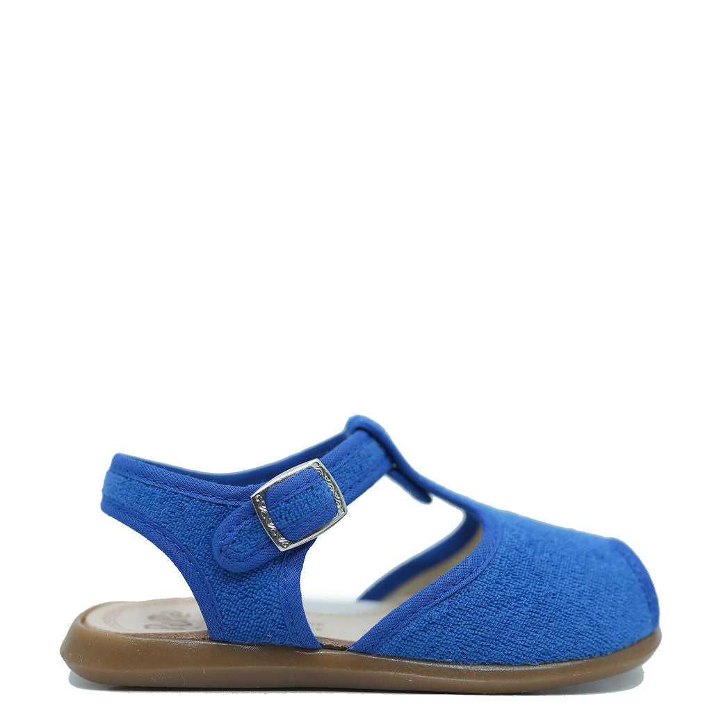 Pèpè metallic buckle sandals - Blue