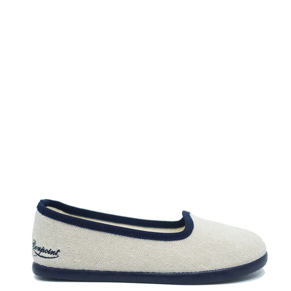 Bonpoint Logo Marine Slipper - Tassel Children Shoes