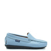 Atlanta Mocassin Sky Blue Stamped Penny Loafer-Tassel Children Shoes