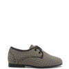 LMDI Brown Houndstooth Derby-Tassel Children Shoes