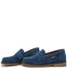 Atlanta Mocassin Blue Jeans Suede Chunky Loafer-Tassel Children Shoes